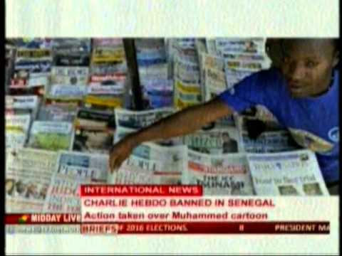 Charlie Hebdo banned in Senegal over Muhammed cartoon