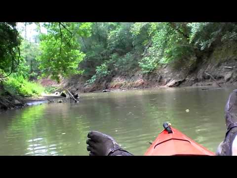 Kayaking on Buffalo Bayou, Houston