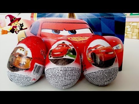 Huevos Kinder Sorpresa de Rayo McQueen en espanol