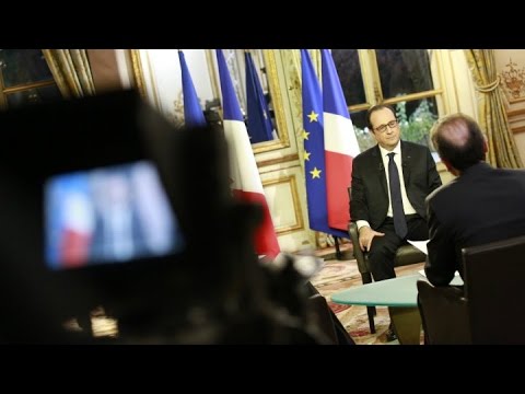 François Hollande en interview exclusive avec FRANCE24, RFI et TV5 Monde