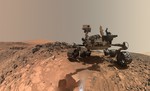 File - This low-angle self-portrait of NASA's Curiosity Mars rover shows the vehicle at the site from which it reached down to drill into a rock target called "Buckskin" on lower Mount Sharp.