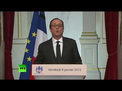 French president says on national TV that the Illuminati is attacking Paris.