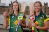 Ashes stars: Ellyse Perry and Meg Lanning.