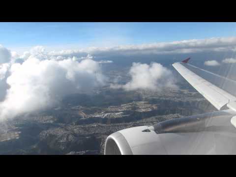 A319 Avianca landing in Guatemala City