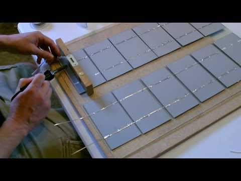 How to make a Solar Panel - Wiring, Soldering, and Cell Layout - Explained Simply!