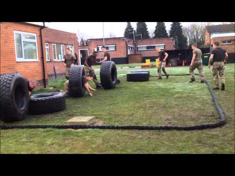 British Army PT lesson