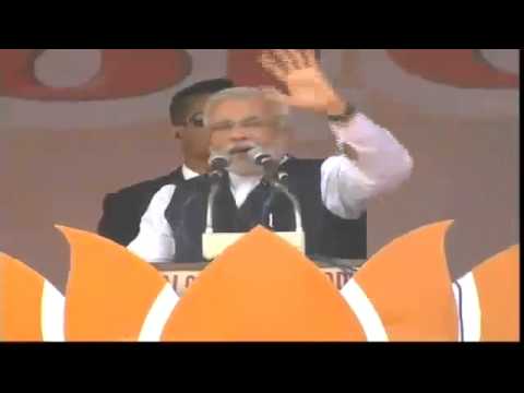 Shri Narendra Modi addressing Vijay Shankhnad Rally in Meerut, UP - Speech