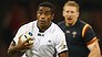 CARDIFF, WALES - OCTOBER 01:  Asaeli Tikoirotuma (R) of Fiji runs at Dan Biggar of Wales during the 2015 Rugby World Cup Pool A match between Wales and Fiji at the Millennium Stadium on October 1, 2015 in Cardiff, United Kingdom.  (Photo by Michael Steele/Getty Images)