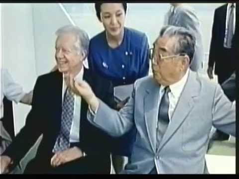 Kim Il Sung meets Han Duk Su, Isang Yun, Jimmy Carter and many other admirers