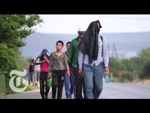 Migrants Flood Greek Island of Lesbos | The New York Times