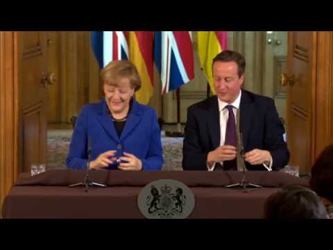 Angela Merkel Queen of Europe - not Cameron's auntie