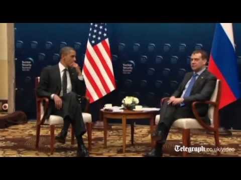 Barack Obama in open microphone gaffe with Dmitry Medvedev