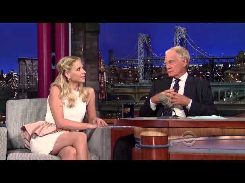 Sarah Michelle Gellar David Letterman interview