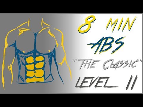 8 Mins abs workout - Level 2