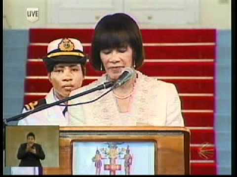 Portia Simpson-Miller Inaugural Address as Prime Minister of Jamaica 2012 Part 2 of 3