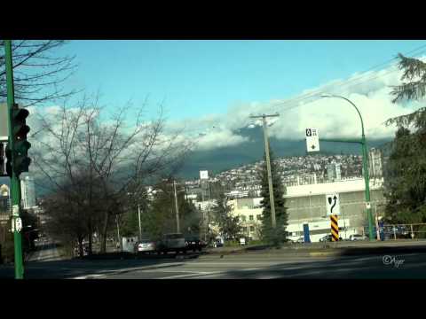 Vancouver and Burnaby, Urban area Driving around, British Columbia