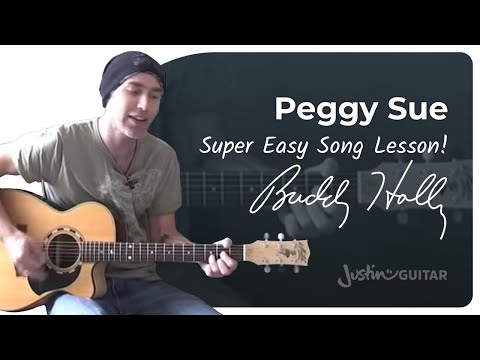 Peggy Sue - Buddy Holly (Songs Guitar Lesson BS-208) How to play