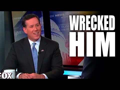 Rick Santorum Spanked Hard By Fox News