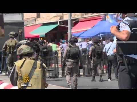 Israeli forces deployed in East Jerusalem