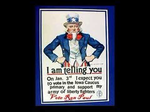 Ron Paul Liberty Iowa  Primary Caucus Uncle Sam