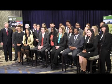 USDA Secretary Tom Vilsack discussion with USDA 1890 National Scholars