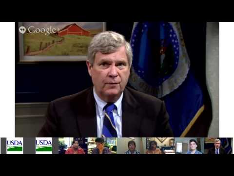 Google+ Hangout on StrikeForce Opportunities with Agriculture Secretary Tom Vilsack