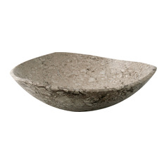 Suri - Solid Stone Basin - Suri - Beautifully designed above counter natural stone basin by Nova Deko.