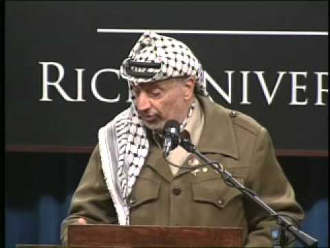 Yasser Arafat, President of the Palestine National Authority