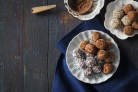 No-cook halva truffles