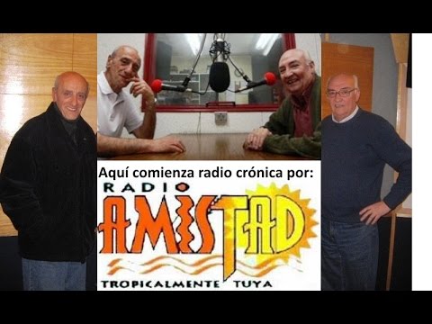 Carlos Sapag junto a Mario Pesce en Radio Crónica