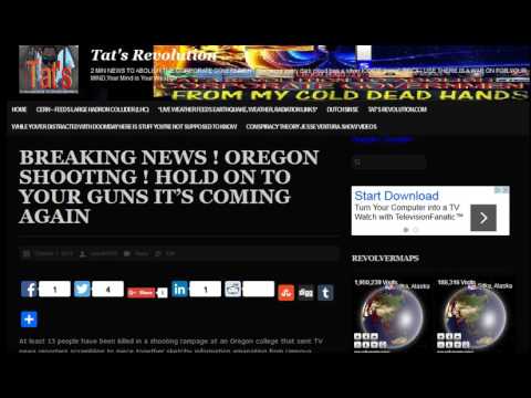 BREAKING NEWS ! OREGON SHOOTING ! HOLD ON TO YOUR GUNS IT’S COMING AGAIN