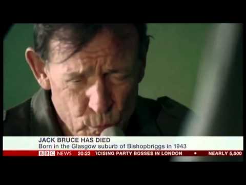 Jack Bruce Cream Bassist Dies # BBC TV News Report