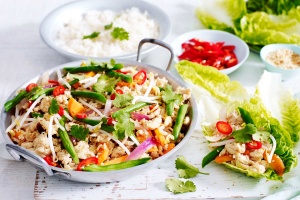 Chicken larb