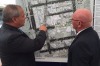 Mayor Tom Tate and Broadbeach councillor Paul Taylor look at Surf Parade