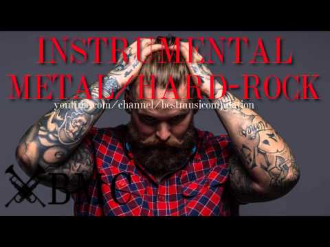 Heavy metal hard rock music instrumental compilation