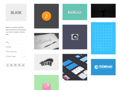 Blask WordPress Theme
