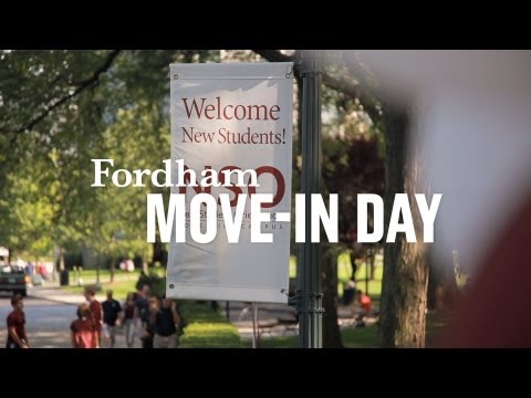 Move In at Fordham | Fall 2012