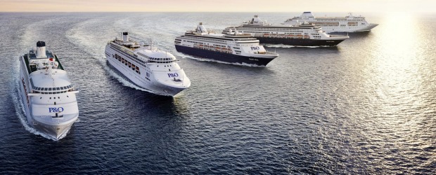 P&O Cruises' five ship fleet.