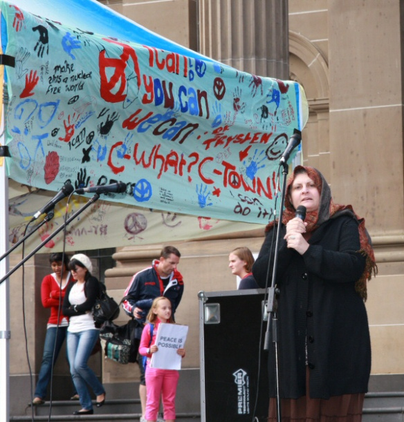 Speaker representing the people of Palestine