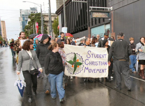 March in LaTrobe Street