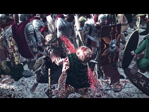 4000 Romans vs 6000 Celts Siege of Alesia Rome 2 Total War