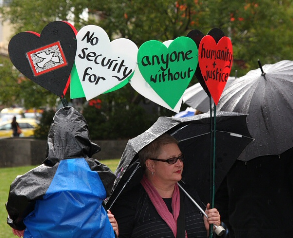 "Hearts" in the crowd