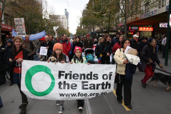 For example here with the Friends of the Earth