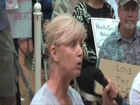 Woman Goes Nuclear At California Town Hall Meeting