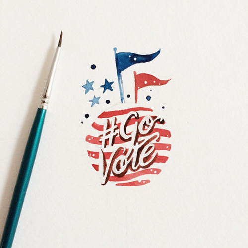 Artist June Digann painted this beautiful Election Day message for all Voters: You still have time! #GoVote!
Find hundreds of#GoVote&amp;#Votaartwork atgovote.orgyou can share to encourage your friends, family and neighbors to vote on November 4th.
Follow us onTwitter,Facebook,Instagram, andPinterestfor all the latest art and updates!