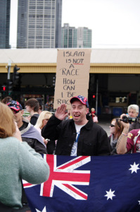 ADL leader poses for photo by supporter