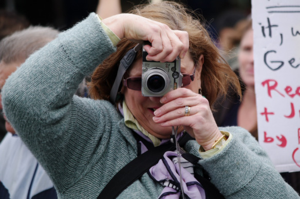 ADL supported points camera at MelbourneProtests 