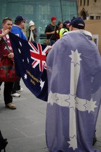 ADL supported draped in Eureka flag