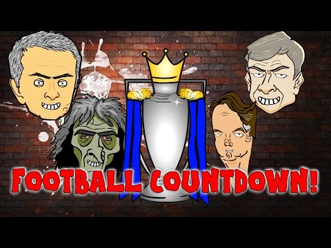 FOOTBALL COUNTDOWN! PREMIER LEAGUE PREVIEW - cartoon! (Parody song by 442oons)