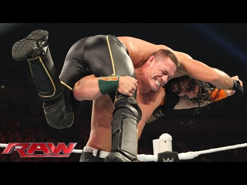 John Cena vs. Seth Rollins - United States Championship Match: Raw, Sept. 21, 2015